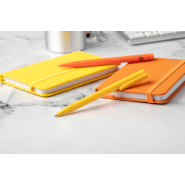 Stylo à bille RABS - ABS recyclé - encre bleue - couleur orange - 6g_5