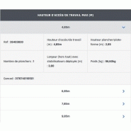 Échafaudage roulant aluminium Totem 2 Box 300 - Comabi SNC - Hauteur de travail maximale 9,85 m - Plateau bac_5