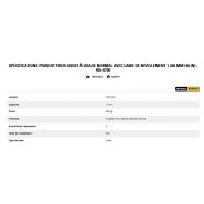 455-0750 godet d'excavation à usage normal avec lame de nivellement - caterpillar finance france - 1 200 mm (48 in) - capacité 1.3 m³_5