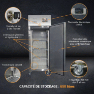 Armoire congélateur inox 650 litres GN 2/1 - 1 porte | L2g - GN650BT_5