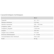 50-2 - Cric hydropneumatique à deux étages AC Hydraulic - Capacité : 50/25 T - Pour bus et camions de grande taille_5