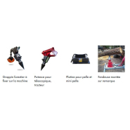 Fendeuse à vis M3 6.2S LASCO - 3 moteurs Parker, pelle 7T, cône 40 cm_5