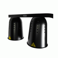 Lampe chauffant noire 7518.0170 COMBISTEEL_5