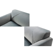 Canapé fixe 3 places Maxi Sooth - tissu personnalisable - design chic et contemporain_5