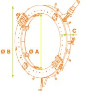 CTO E - Coupe industrielle Cofim - Puissance 230V / 50 Hz - Coupe à 90° et chanfrein simultané jusqu'à 110 mm_5