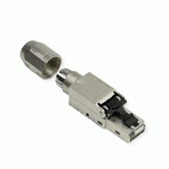 ROLINE Connecteur RJ-45 à confectionner Cat.6A (Classe EA), STP, argent_5