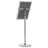 Vidaxl support d'affiche a4 sur pied argenté alliage d'aluminium 51209_5