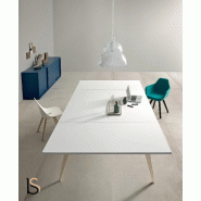 Grande table de réunion Pigreco Up - Martex - Blanc, 300_5