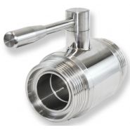 Vannes à boule en inox 316L - commande manuelle ou pneumatique - stérilisables et démontables_5