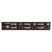 Aten cs1642a switch kvm dual-view dvi, usb, audio, usb-hub, 2 ports_5