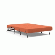 INNOVATION LIVING - Canapé design convertible Cubed 02 Alu 200x140 cm - Tissu rouille Argus_5