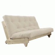 Banquette convertible Fresh - Pin massif - Coloris beige - Couchage 140x200 cm - Marque Karup_5