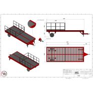 Remorque pédagogique de formation CACES® R.489 et R.485 avec suspension_5
