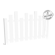 Clôture PVC ajourée Adonis - Lignes classiques et décoratives - Sur-mesure avec poteaux et traverses en aluminium_5