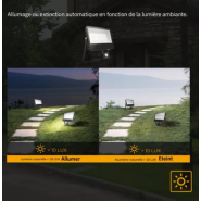 Projecteur LED en applique avec détecteur de mouvement - 20W à 30W - DETEC - Étanche IP65 - 140 Lumens/W_5