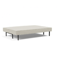 Canapé convertible design SLY Innovation Living - Lit 140x200 cm - Pieds métal noir - Tissu Mixed Dance Natural_5