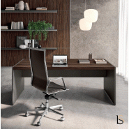 Bureau de Direction E9 - Officity - Ébène, Sous-mains anthracite: non_0