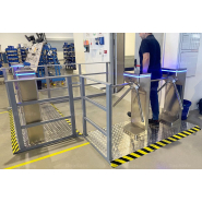 Tourniquet tripode d'accès à 3 bras HoR-DSN-50 - Design compact et indicateur LED_4