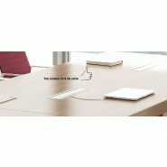 Table de réunion rectangulaire T45 - Officity - Noyer canaletto_5