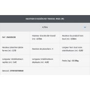 Échafaudage roulant aluminium INSIDER 120 COLOR - Comabi SNC - Hauteur de travail maxi 7,70 m - Compact alu pour finition_5