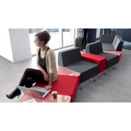 Siège modulaire moderne aux lignes géométriques simples - WALL IN - Configurations flexibles et finition personnalisable_5