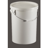 Seau plastique cylindrique en polypropylène - alimentaire - capacités 1L à 43L - homologué U.N 3L à 32L_5