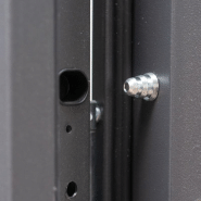 Vidaxl porte d'entrée anthracite 90x200 cm aluminium 3190561_5