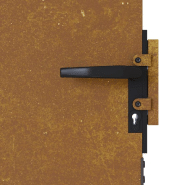 Vidaxl portail de jardin 85x150 cm acier corten 153259_5