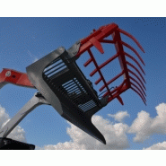 Godet de décombre avec grappin - 1 grappin / 2 vérins - attec_5