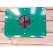 Cache-bac pour colonne d'appoint volontaire - Accepte 2 bacs 4 roues - Structure résistante bois ou acier_5