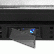 Arrière bar réfrigéré 1 porte BA11H noir TEFCOLD_5