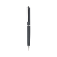 Set de stylos - Stylo à bille et roller en aluminium texturé - Boîte cadeau noire_5