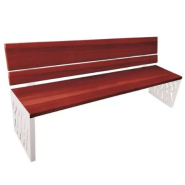 Banc public Venise - lames en bois - 1800 mm - structure en acier_5