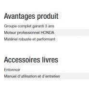Groupe électrogène HX 6000 TB UK C5 - Kohler - Gamme INTENS - Puissance max 5,60 kW - 230 V - 50 Hz_5