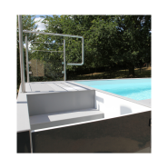 Piscine Détente hors sol  de 7 m² - 4,95m x 2,45m - PISCINES ET BASSINS_5
