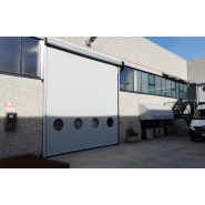 Porte rapide industrielle modulaire et esthétique - ZipGO Alumina - structure en aluminium extrudé pour installation facile_5