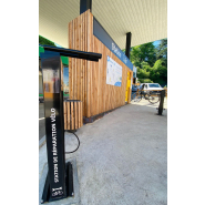Station de réparation vélos libre-service pour collectivités - Pompe à main fournie - Référence BTIBSCANDIC_5