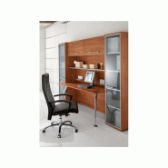 Bureau de direction ENOSI LAS avec retour sur meuble de rangement et table triangulaire - L 200 x 235 cm_5