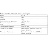 Machine de cornet de crème glacée - henan gelgoog - capacité 2500pcs/h_5