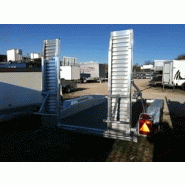 Remorque porte-engins Lider - 2 essieux - PTC 3500 kg - châssis tubulaire mécano-soudé galvanisé_5