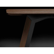 Bureau de direction METAR - bois et métal - formes ergonomiques - design haut de gamme_5