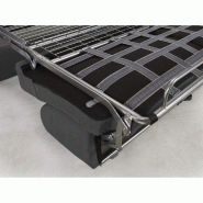 Canapé convertible Night Express 120 cm - Matelas 14 cm en mousse polyuréthane - Gris Graphite_5