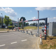 Portique anti-caravane durable avec peinture RAL au choix