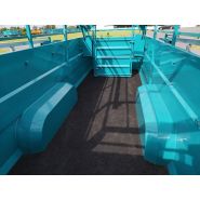 Barrières intérieures modulables sur la bétaillère Rollvan 74