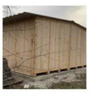 Abri de rangement multi-usage en bois résineux - 6 m² à 12 m² - Toiture en tôle ondulée_5