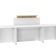 Banque d'accueil modulaire POGO - Design simple et élégant - Fabrication française - Configurations variées et PMR_5