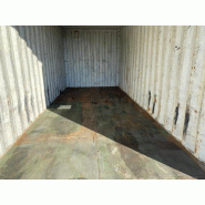 Container maritime d'occasion 20 pieds - Dernier voyage - Acier corten_5