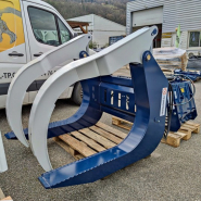 Pince à bois deux bras MAXI - Construction robuste avec ouverture conséquente - Compatible chargeurs et télescopiques_5