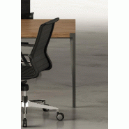 Table de réunion X9 pour 4 personnes - Officity. - Anthracite, Ébène_5