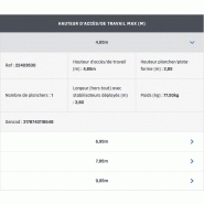 Échafaudage roulant aluminium Totem 2 Line 180 - Comabi SNC - hauteur de travail maximale 9,85 m, système Ergoblock breveté_5